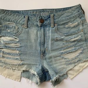 American Eagle Hi-Rise Festival Jean Shorts